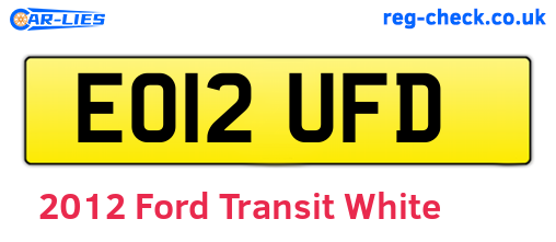 White 2012 Ford Transit (EO12UFD)