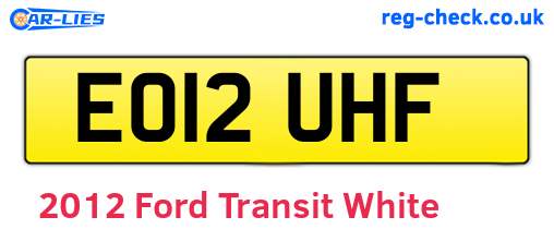 White 2012 Ford Transit (EO12UHF)