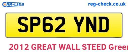 SP62YND are the vehicle registration plates.
