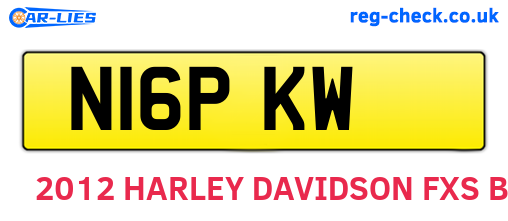 N16PKW are the vehicle registration plates.