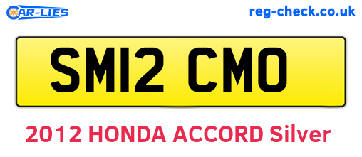 SM12CMO are the vehicle registration plates.
