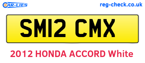 SM12CMX are the vehicle registration plates.