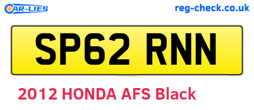 SP62RNN are the vehicle registration plates.