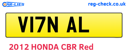 V17NAL are the vehicle registration plates.