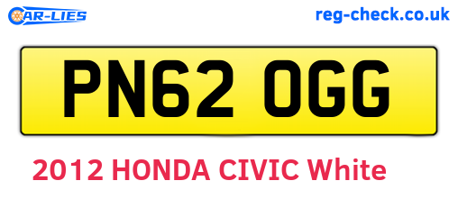 PN62OGG are the vehicle registration plates.
