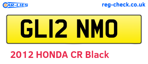 GL12NMO are the vehicle registration plates.