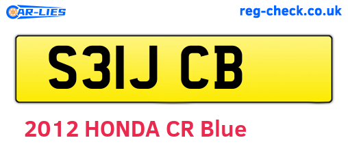 S31JCB are the vehicle registration plates.
