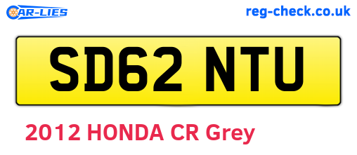 SD62NTU are the vehicle registration plates.