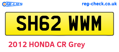 SH62WWM are the vehicle registration plates.
