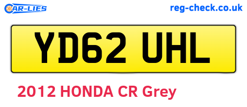 YD62UHL are the vehicle registration plates.