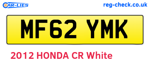 MF62YMK are the vehicle registration plates.