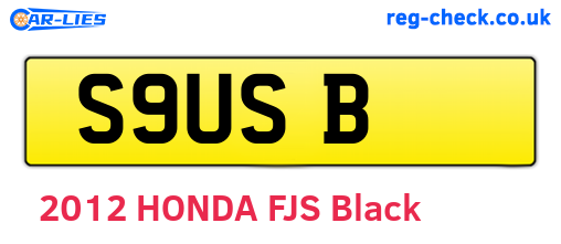 S9USB are the vehicle registration plates.