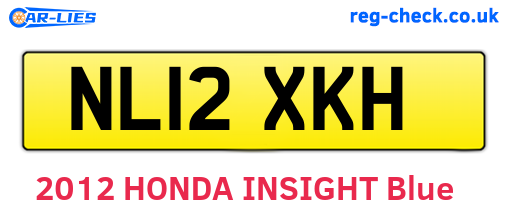 NL12XKH are the vehicle registration plates.