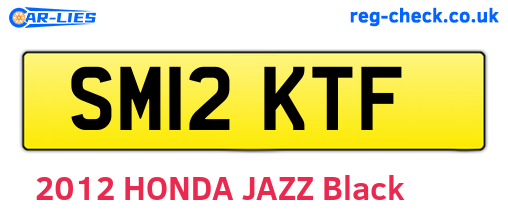 SM12KTF are the vehicle registration plates.