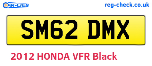 SM62DMX are the vehicle registration plates.