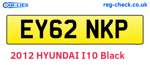 EY62NKP are the vehicle registration plates.
