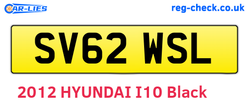 SV62WSL are the vehicle registration plates.