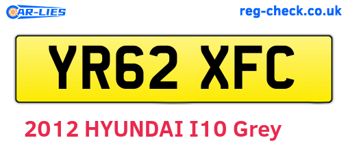 YR62XFC are the vehicle registration plates.
