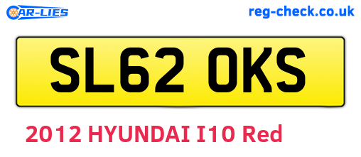 SL62OKS are the vehicle registration plates.
