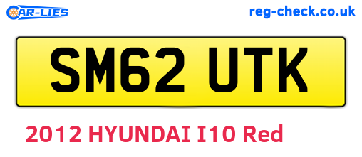 SM62UTK are the vehicle registration plates.