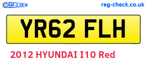 YR62FLH are the vehicle registration plates.