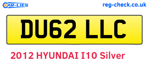 DU62LLC are the vehicle registration plates.