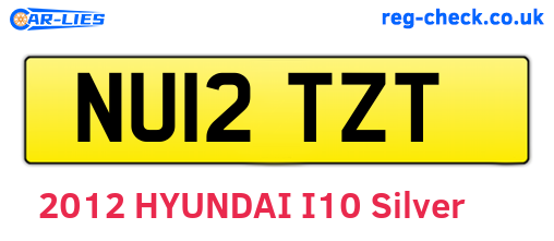 NU12TZT are the vehicle registration plates.