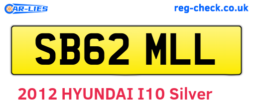 SB62MLL are the vehicle registration plates.