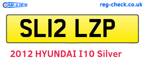 SL12LZP are the vehicle registration plates.