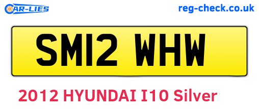 SM12WHW are the vehicle registration plates.