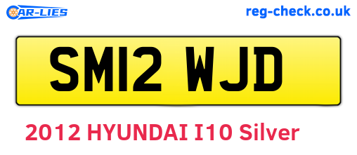 SM12WJD are the vehicle registration plates.