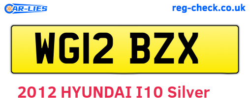 WG12BZX are the vehicle registration plates.