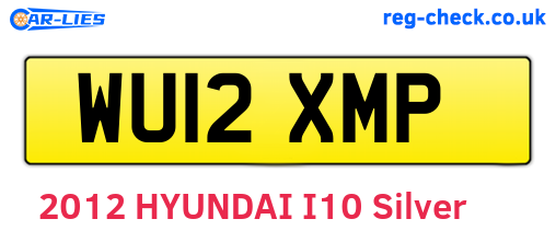 WU12XMP are the vehicle registration plates.