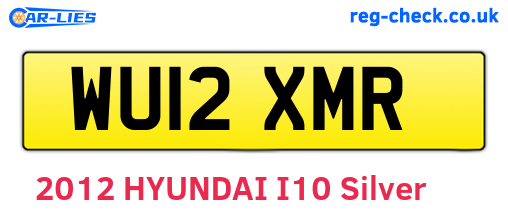 WU12XMR are the vehicle registration plates.