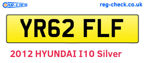 YR62FLF are the vehicle registration plates.