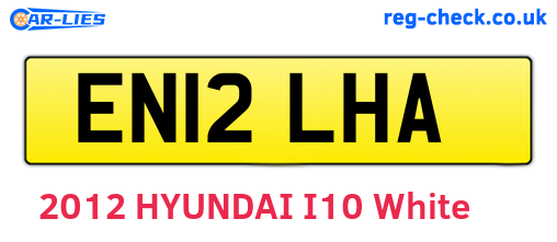 EN12LHA are the vehicle registration plates.
