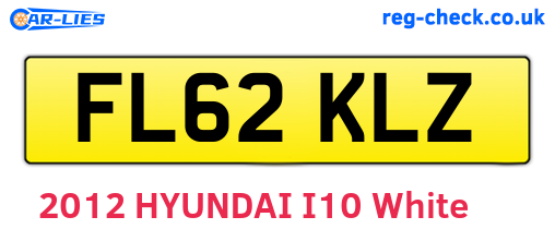 FL62KLZ are the vehicle registration plates.