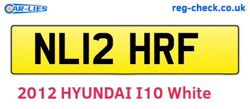 NL12HRF are the vehicle registration plates.