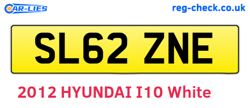 SL62ZNE are the vehicle registration plates.