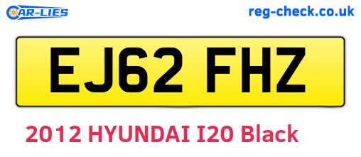EJ62FHZ are the vehicle registration plates.