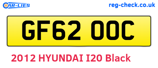 GF62OOC are the vehicle registration plates.