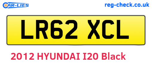 LR62XCL are the vehicle registration plates.