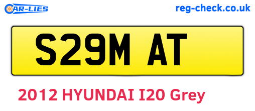 S29MAT are the vehicle registration plates.