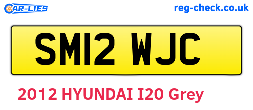 SM12WJC are the vehicle registration plates.