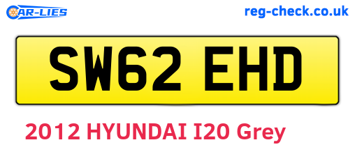 SW62EHD are the vehicle registration plates.