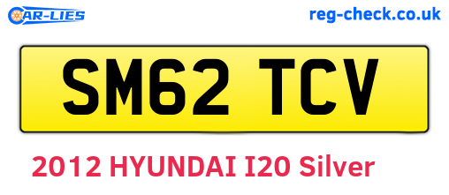 SM62TCV are the vehicle registration plates.