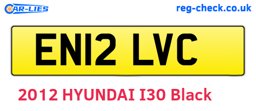 EN12LVC are the vehicle registration plates.