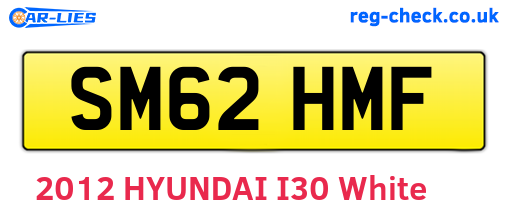 SM62HMF are the vehicle registration plates.