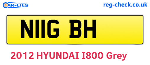 N11GBH are the vehicle registration plates.