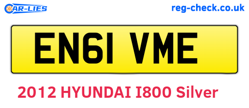 EN61VME are the vehicle registration plates.